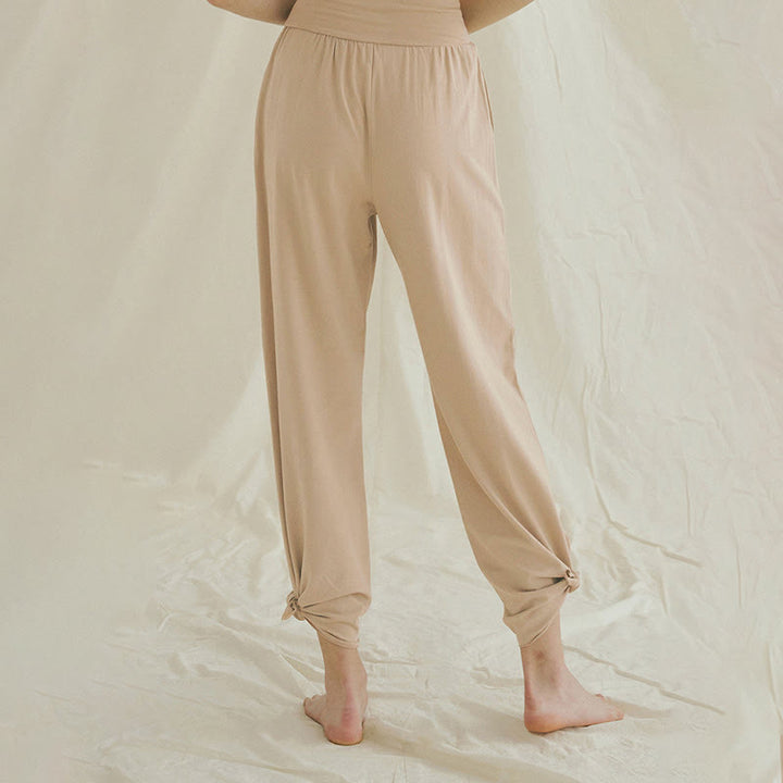 Spodnie damskie Leica z kieszeniami i luźnymi nogawkami Buddha Stones z prostymi nogawkami i wysokim stanem - image 20