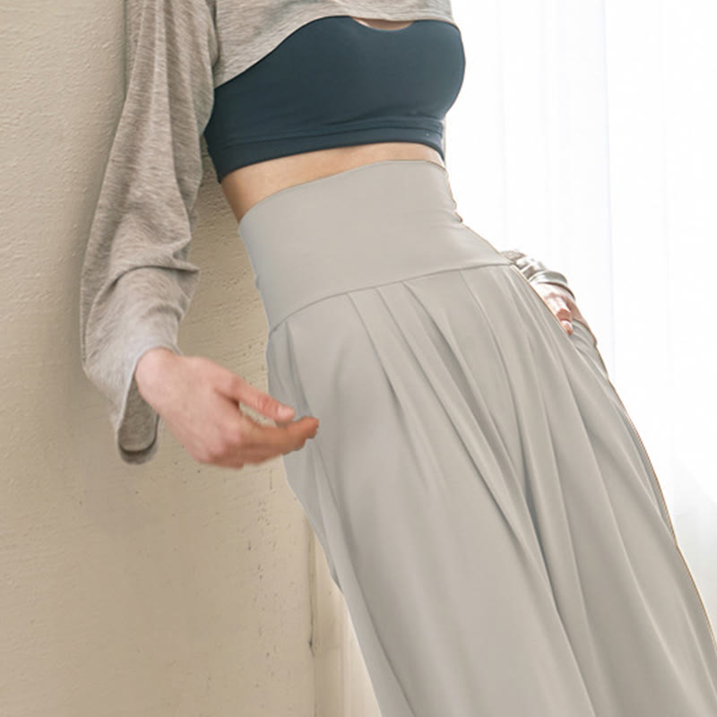 Buddha Stones Casual Plain High Waist Szybkoschnące Damskie Spodnie Leica Z Kieszeniami - image 42