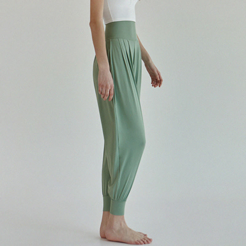 Buddha Stones Casual Plain High Waist Szybkoschnące Damskie Spodnie Leica Z Kieszeniami - image 33