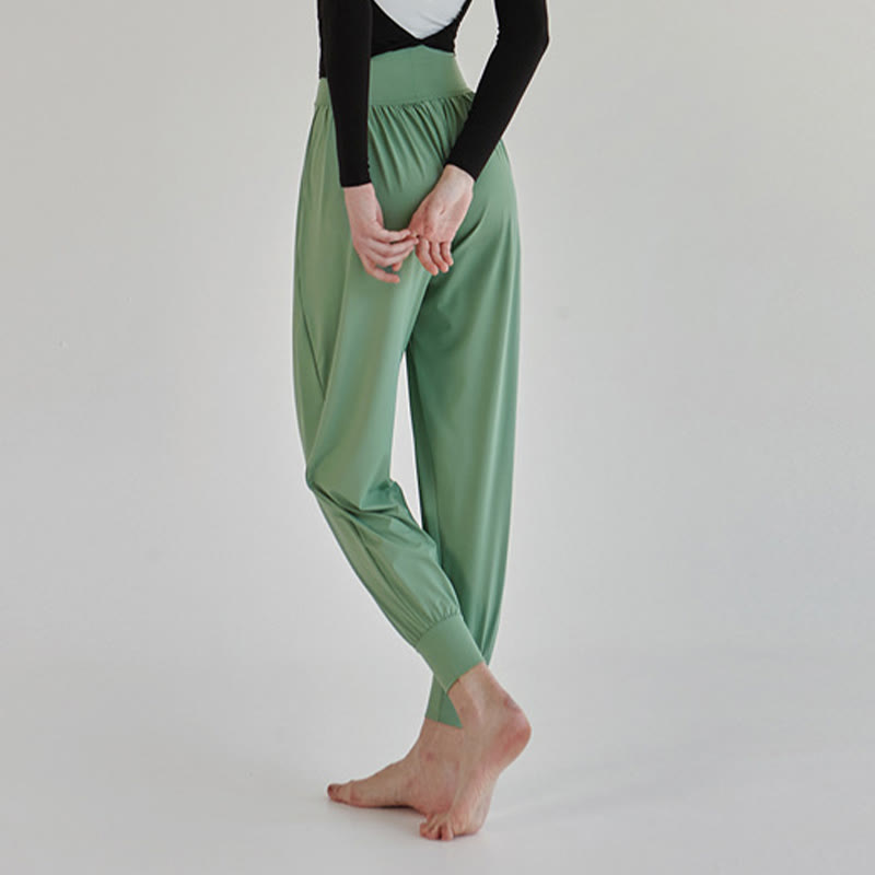 Buddha Stones Casual Plain High Waist Szybkoschnące Damskie Spodnie Leica Z Kieszeniami - image 31
