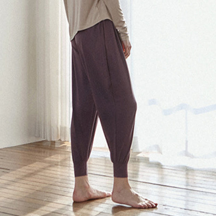 Buddha Stones Casual Plain High Waist Szybkoschnące Damskie Spodnie Leica Z Kieszeniami - image 16