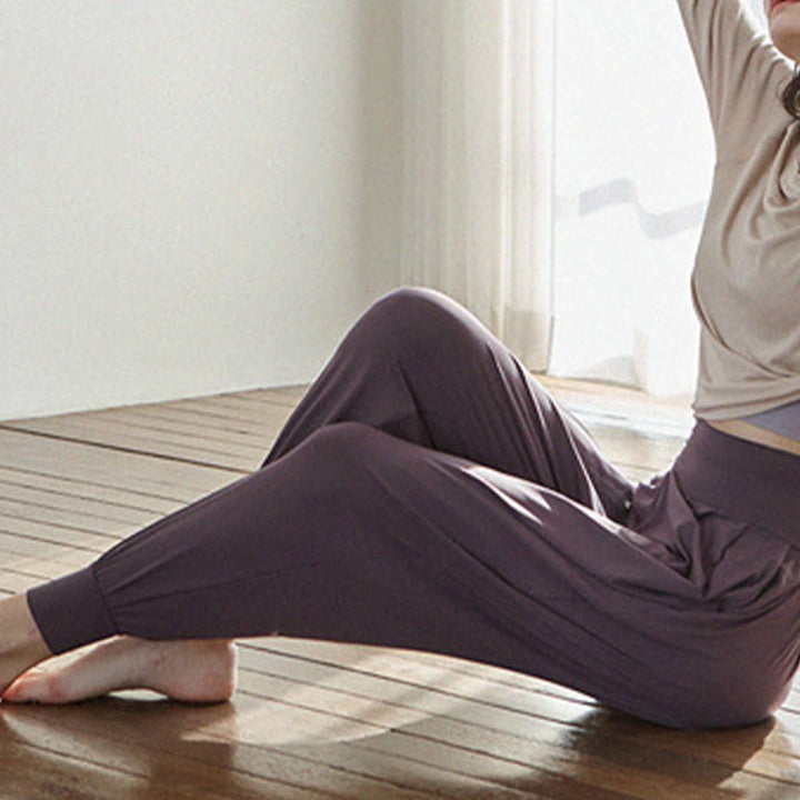 Buddha Stones Casual Plain High Waist Szybkoschnące Damskie Spodnie Leica Z Kieszeniami - image 19