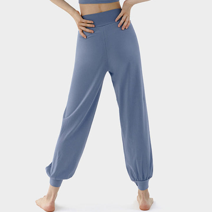 Spodnie damskie Leica z Buddha Stones, swobodne, gładkie, z wysokim stanem i szybkoschnącymi nogawkami - image 11