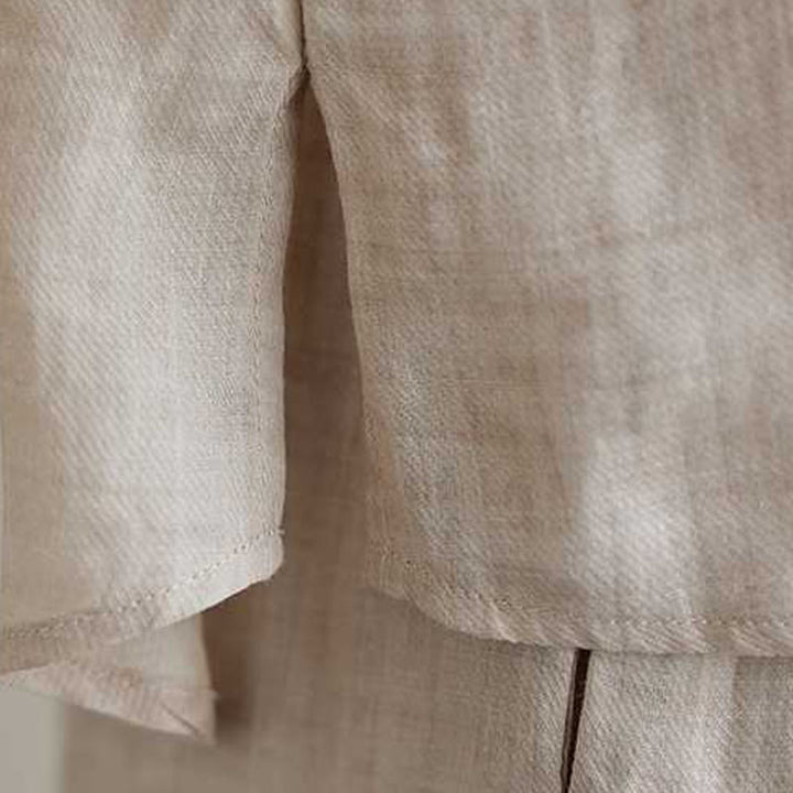 Buddha Stones 2 szt. Bawełna Haft Kwiaty Koszula Top Spodnie Medytacja Zen Tai Chi Odzież Damska Zestaw - image 25