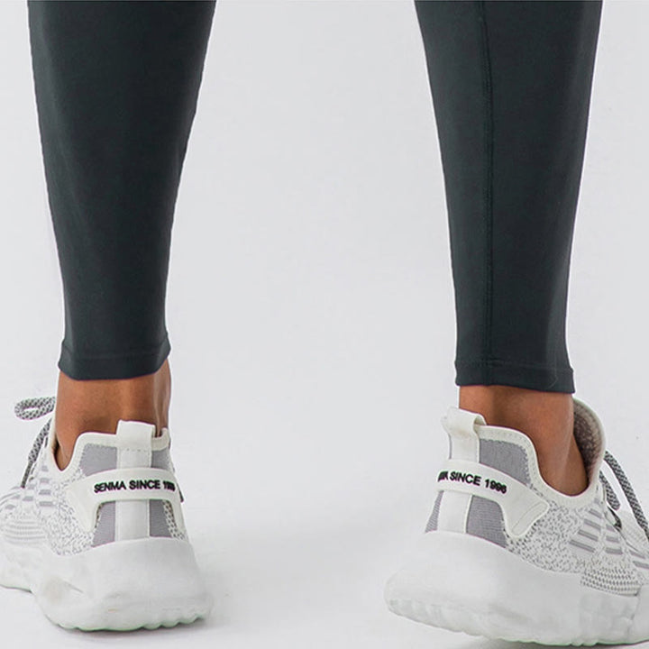 Buddha Stones Proste Wysokie Talie Elastyczne Oddychające Sportowe Spodnie Męskie Legginsy