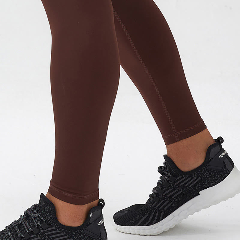 Buddha Stones Wysokie Talie Szybkoschnące Oddychające Spodnie Fitness Męskie Legginsy Z Kieszenią Na Zamek Błyskawiczny - image 8