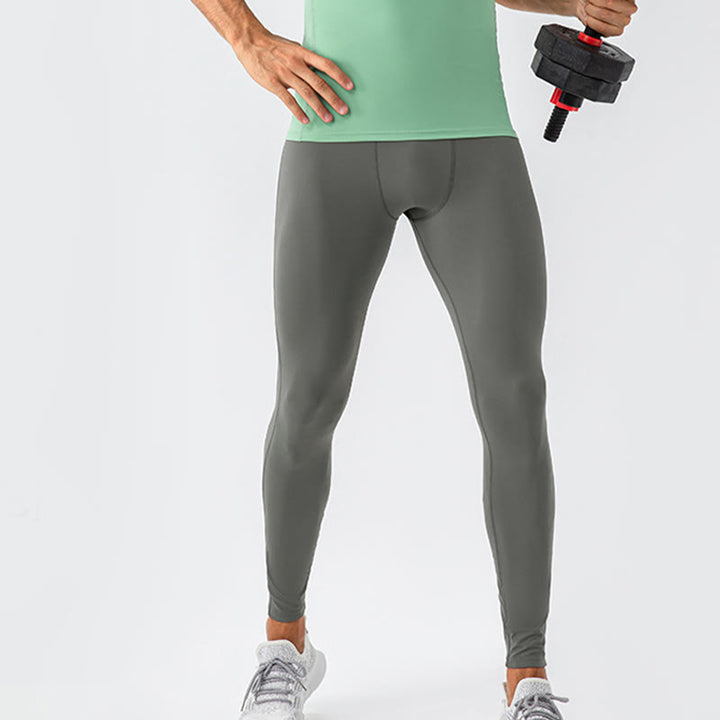 Buddha Stones Wysoki stan Elastyczne Szybkoschnące Oddychające Spodnie Sportowe Męskie Na Siłownię - image 14