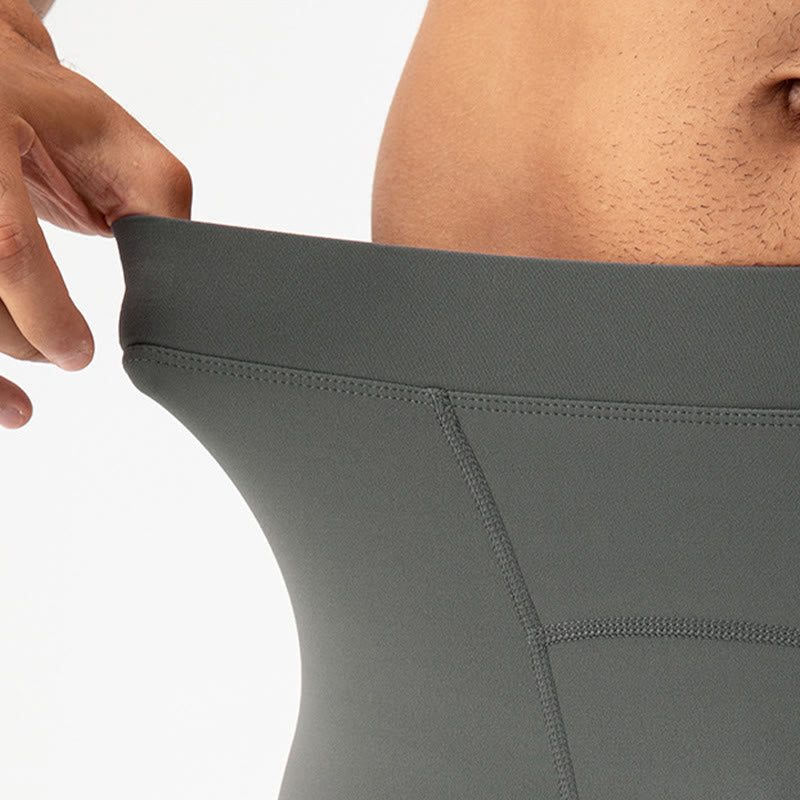 Buddha Stones Wysoki stan Elastyczne Szybkoschnące Oddychające Spodnie Sportowe Męskie Na Siłownię