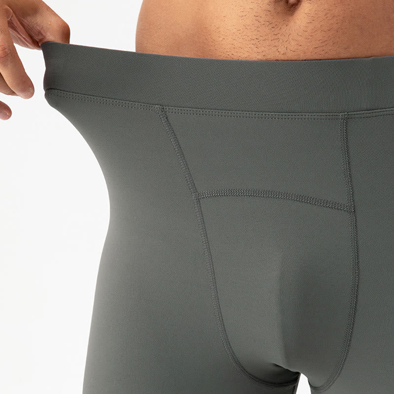 Buddha Stones Wysoki stan Elastyczne Szybkoschnące Oddychające Spodnie Sportowe Męskie Na Siłownię - image 12