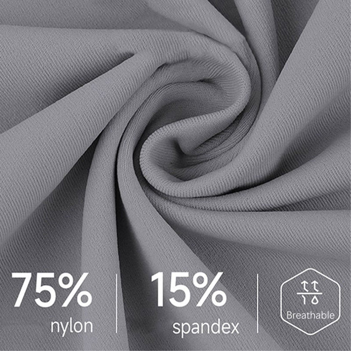 Buddha Stones Jednokolorowe Wysokie Spodnie Elastyczne Oddychające Sportowe Męskie Legginsy Z Tylną Kieszenią Na Zamek Błyskawiczny