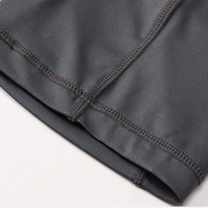 Męskie obcisłe, rozciągliwe, szybkoschnące, sportowe spodenki Buddha Stones z kieszeniami na zamek błyskawiczny - image 12