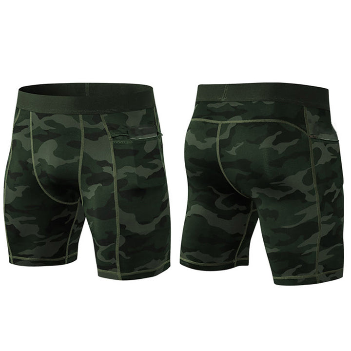 Męskie obcisłe, rozciągliwe, szybkoschnące, sportowe spodenki Buddha Stones z kieszeniami na zamek błyskawiczny - image 37