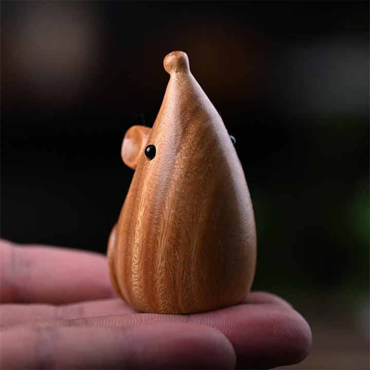 Buddha Stones Mały Kot Mysz Zielony Sandałowiec Afrykański Czerwony Palisander Pokój Dekoracja Domu - image 19