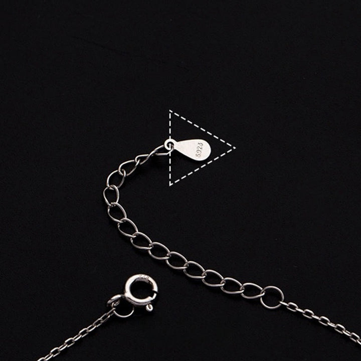 Buddha Stones 925 Srebro Małe Koraliki Charm Błogosławieństwo Anklet - image 9