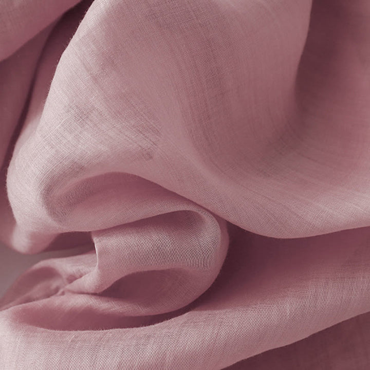 Kamienie Buddha Stones Letnie Haftowane Podwójna Warstwa Bawełny Lnianej Damskie Szerokie Spodnie Nogawki Z Kieszeniami