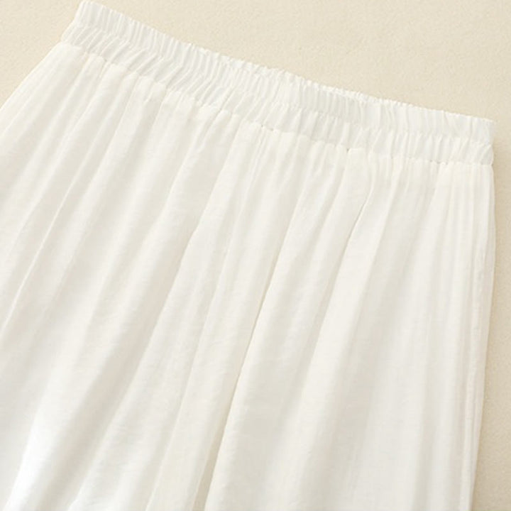 Buddha Stones artystyczny, kwiaty, podwójna warstwa, chiński guzik żaby, rozszczep, bawełna, len, damskie szerokie nogawki