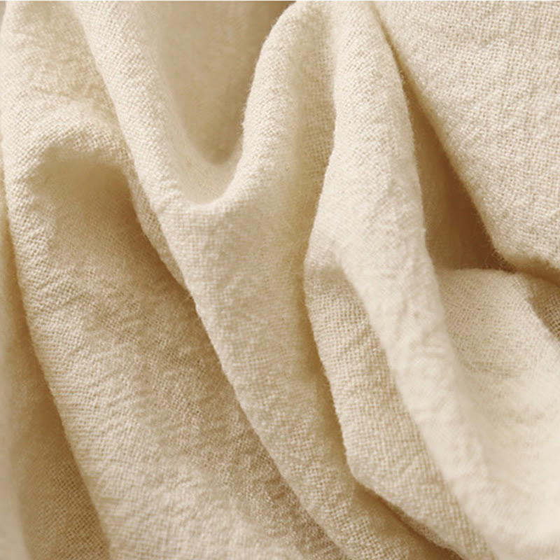 Buddha Stones, swobodny, prosty design, ściągacz, dzielona bawełna, len, damskie, szerokie nogawki, z kieszeniami - image 11