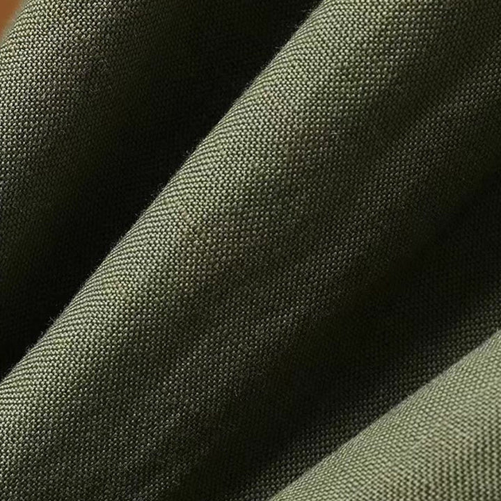 Buddha Stones Letnie swobodne, czyste kolory, 7-8 długości, bawełna, len, damskie, szerokie nogawki - image 5