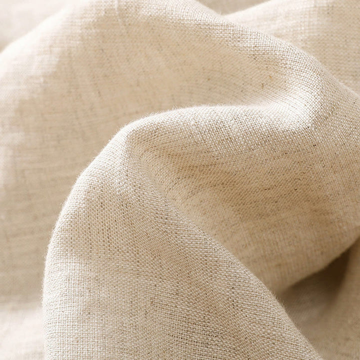 Damskie szorty z kieszeniami, bawełniane i lniane, z haftem kwiatowym i sznurkiem, z motywem Buddha Stones - image 13