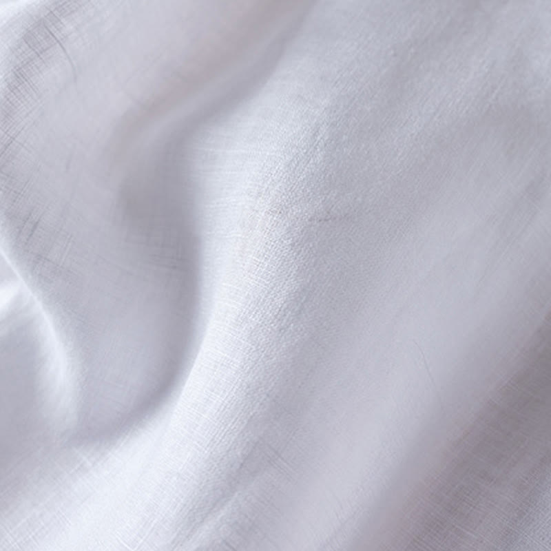 Buddha Stones Letnie Codzienne Proste Zmarszczone Projekty Bawełniane Lniane Damskie Szorty Z Kieszeniami - image 20