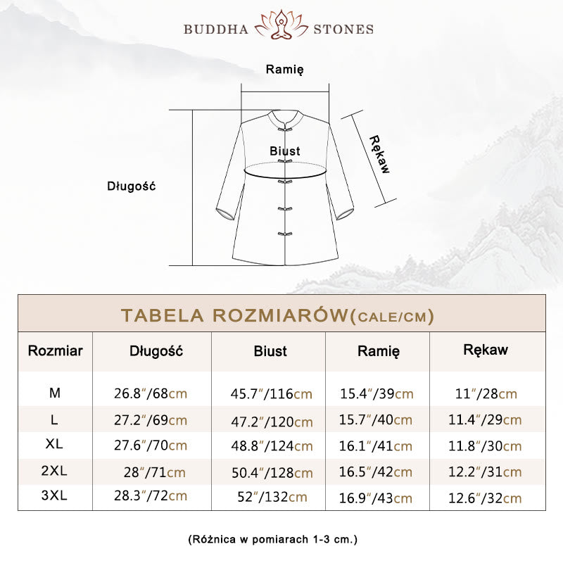 Koszula z nadrukiem fioletowych kwiatów Buddha Stones i guzikami - image 6