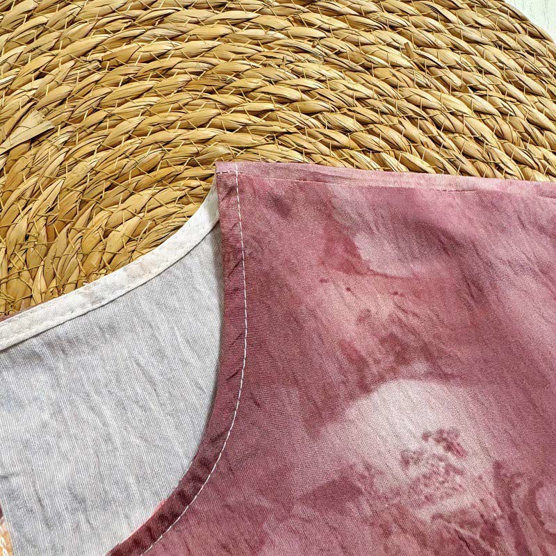 Buddha Stones Casual Printed Various Petals Dahlia Peony Damska koszulka z okrągłym dekoltem i krótkim rękawem z poliestru