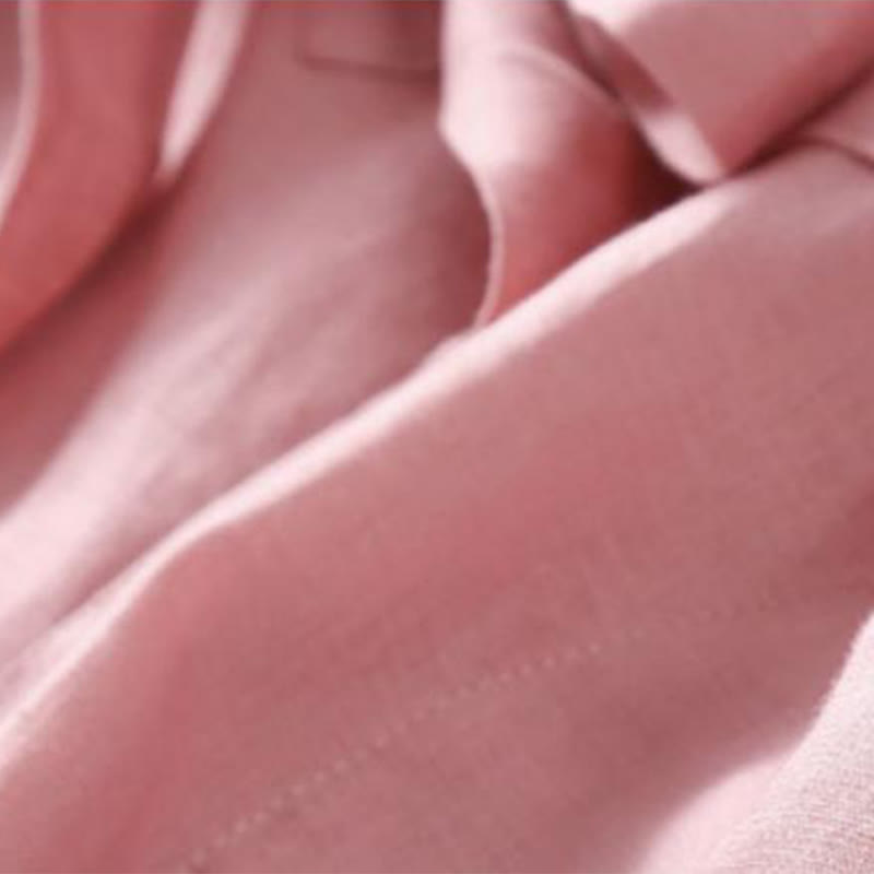 Sukienka midi z krótkim rękawem i bawełny Buddha Stones z krótkim rękawem i kieszeniami - image 8