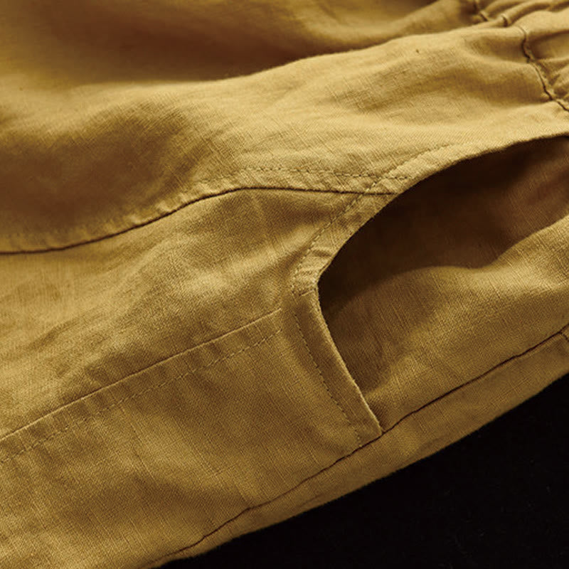 Damskie spodnie haremowe z kieszeniami i wiązaniem w talii z motywem Buddha Stones, letnie, swobodne, proste - image 6