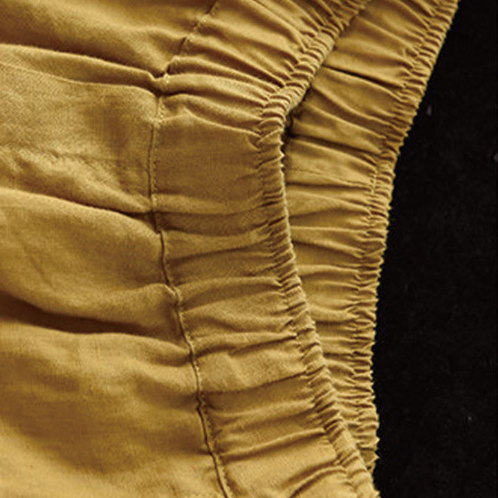 Damskie spodnie haremowe z kieszeniami i wiązaniem w talii z motywem Buddha Stones, letnie, swobodne, proste - image 5