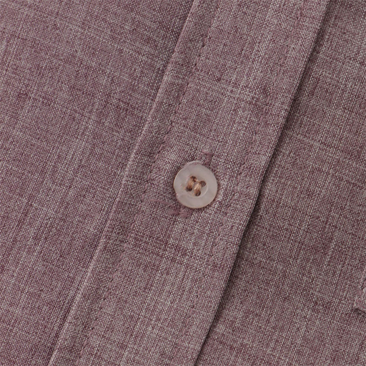 Koszula męska z krótkim rękawem i kieszenią, zapinana na guziki i prosta, z Buddha Stones - image 19