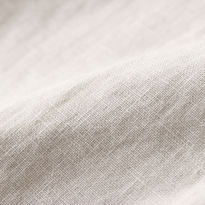 Buddha Stones Commute Jednokolorowe Spodnie z Sznurkiem do Ściągania 7-8 Długość Bawełna Lniane Damskie Szerokie Nogawki Z Kieszeniami - image 6