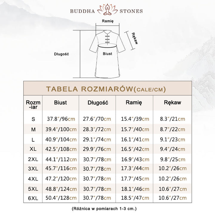 Buddha Stones 2 szt. damska koszulka z krótkim rękawem top T-shirt spodnie medytacja zen tai chi bawełna lniana odzież zestaw - image 3