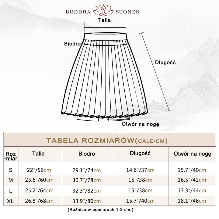 Buddha Stones Polo Collar Crop Tank Top Spódnice tenisowe Plisowane szorty z kieszeniami Sportowe stroje do jogi - image 4