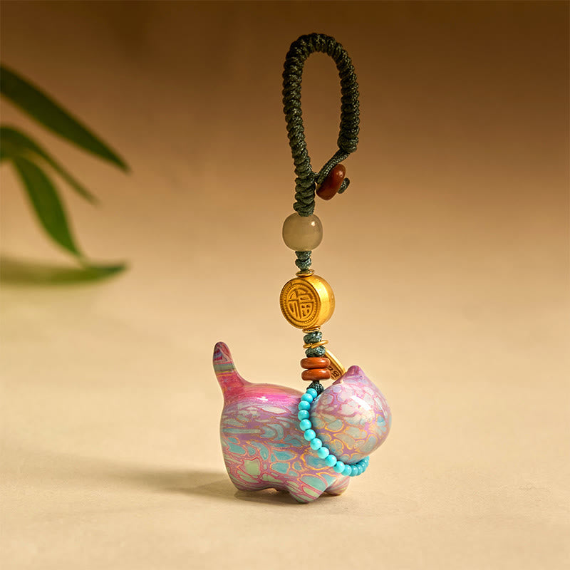 Buddha Stones Hetian Jade Naturalne Drzewo Sandałowe Czerwone Drzewo Sandałowe Zielone Drzewo Sandałowe Fu Charakter Obfitości Brelok