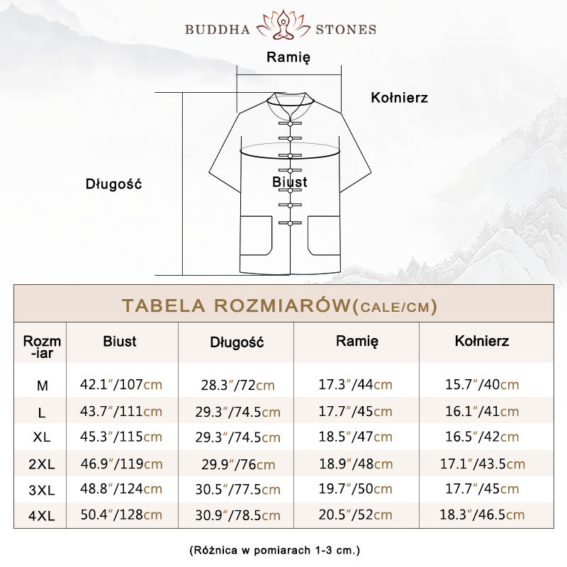 Buddha Stones Jednolity Kolor Żaba-Guzik Tang Suit Tradycyjny Bawełniany Lniany Krótki Rękaw Top Spodnie Odzież Męski Zestaw - image 3