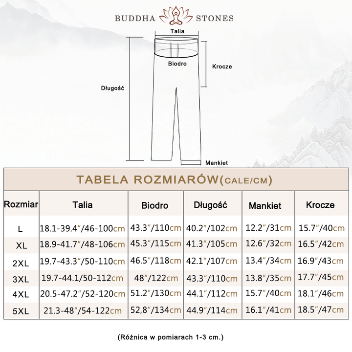 Buddha Stones 2 szt. Jesienny męski garnitur Tang z żabą i guzikami, bawełniana koszula z długim rękawem i spodniami - image 4