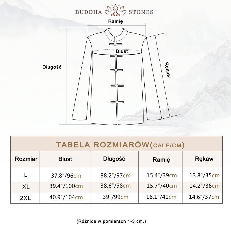 Buddha Stones damskie haftowane kwiaty żaba-guziki koszula sukienka szerokie nogawki spodnie - image 3
