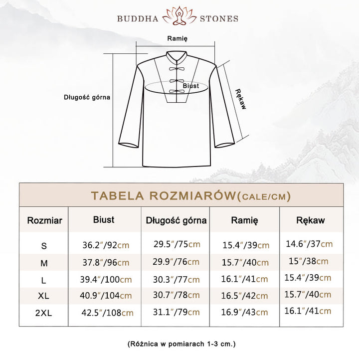 Buddha Stones 2 szt. Koszula z krótkim rękawem Top Spodnie Medytacja Zen Tai Chi Bawełna Lniana Odzież Damska Zestaw - image 3