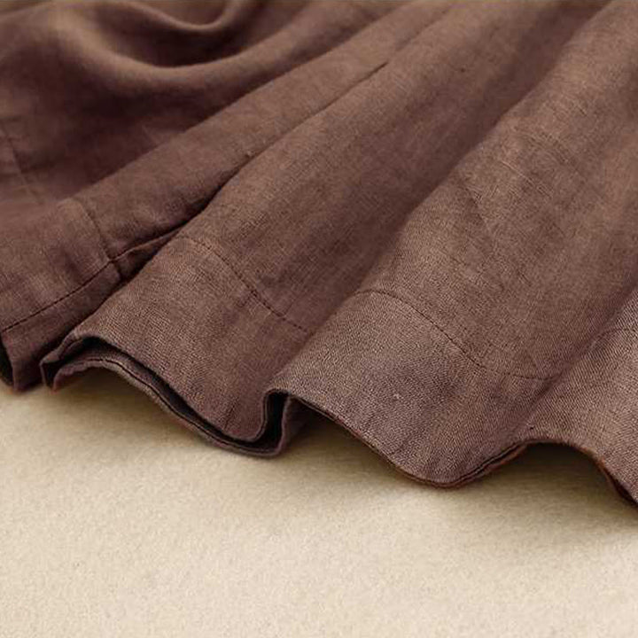 Buddha Stones Letnie Casual Jednokolorowe Zamki Błyskawiczne Guziki Z Włókna Akrylowego Żabki Guziki Damskie Szorty Z Kieszeniami - image 4