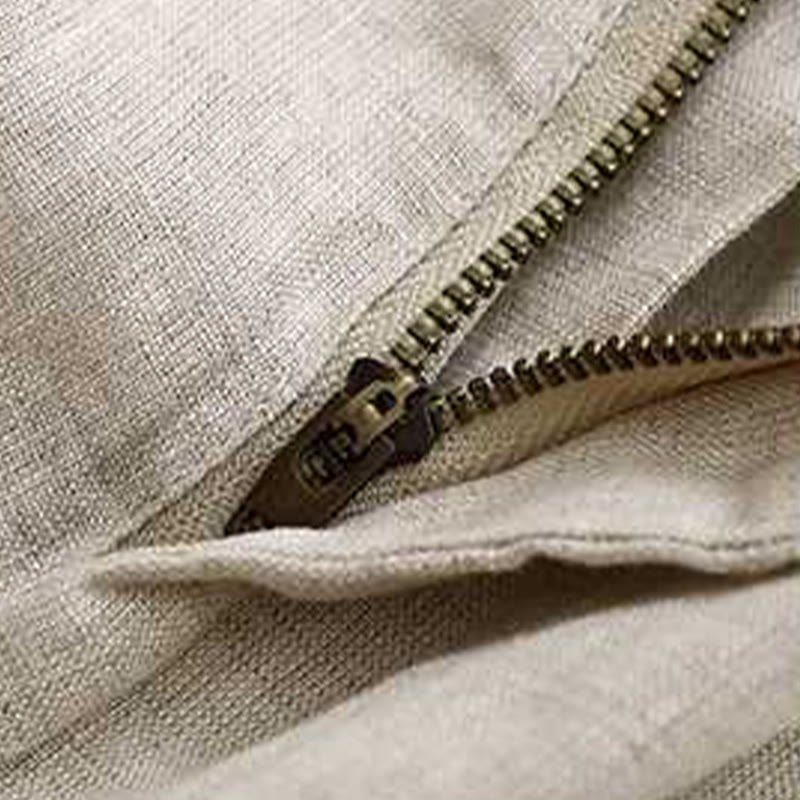 Buddha Stones Letnie Casual Jednokolorowe Zamki Błyskawiczne Guziki Z Włókna Akrylowego Żabki Guziki Damskie Szorty Z Kieszeniami - image 17