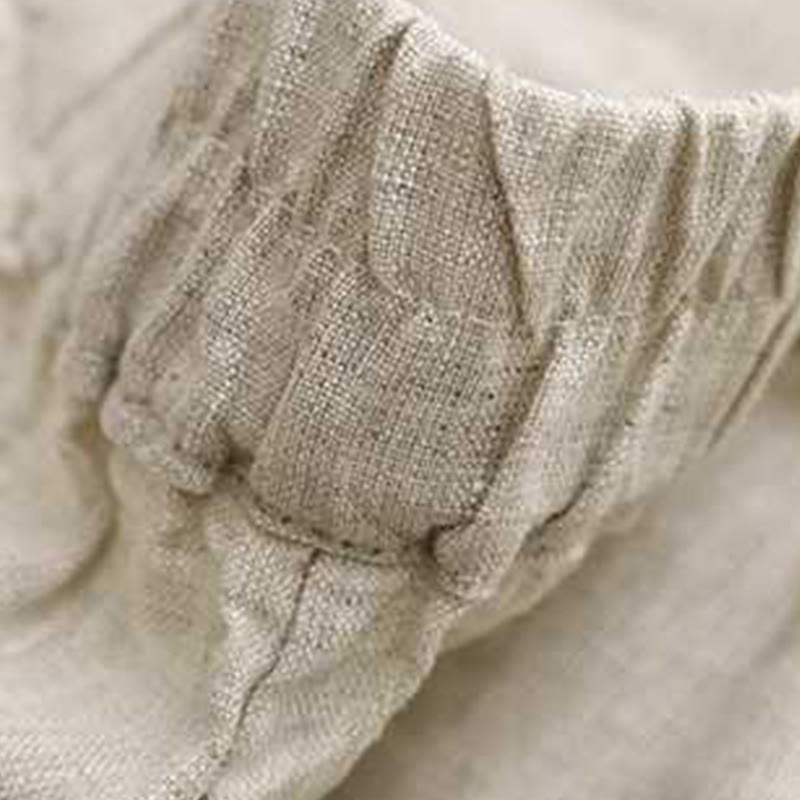 Buddha Stones Letnie Casual Jednokolorowe Zamki Błyskawiczne Guziki Z Włókna Akrylowego Żabki Guziki Damskie Szorty Z Kieszeniami - image 15