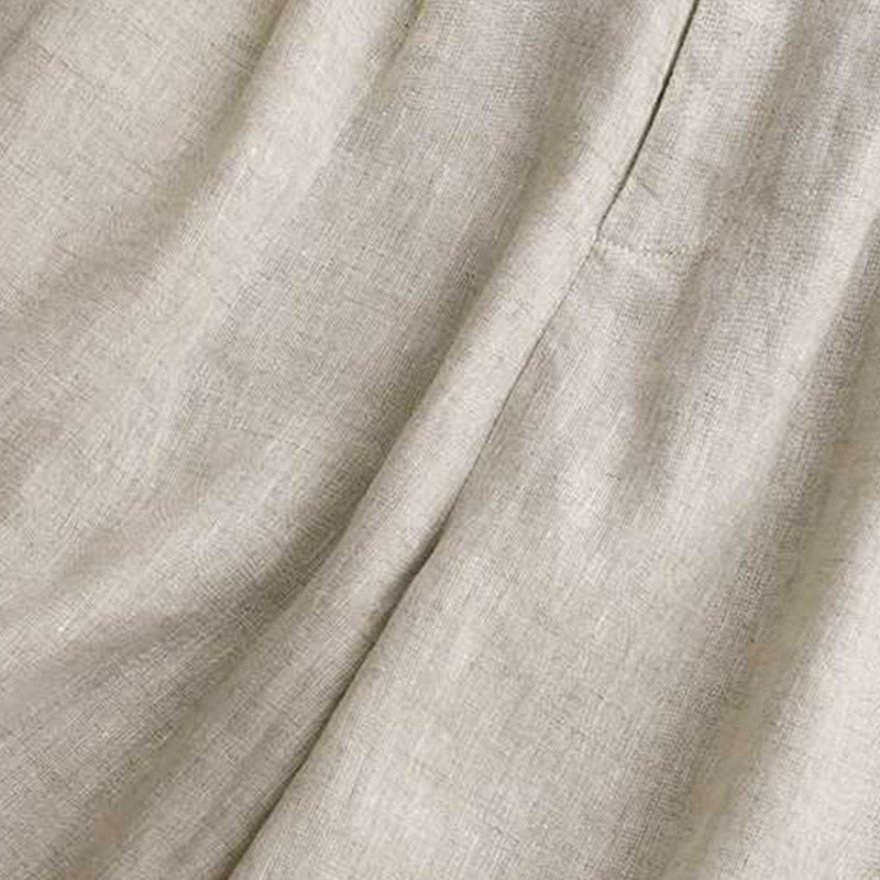 Buddha Stones Letnie Casual Jednokolorowe Zamki Błyskawiczne Guziki Z Włókna Akrylowego Żabki Guziki Damskie Szorty Z Kieszeniami - image 18