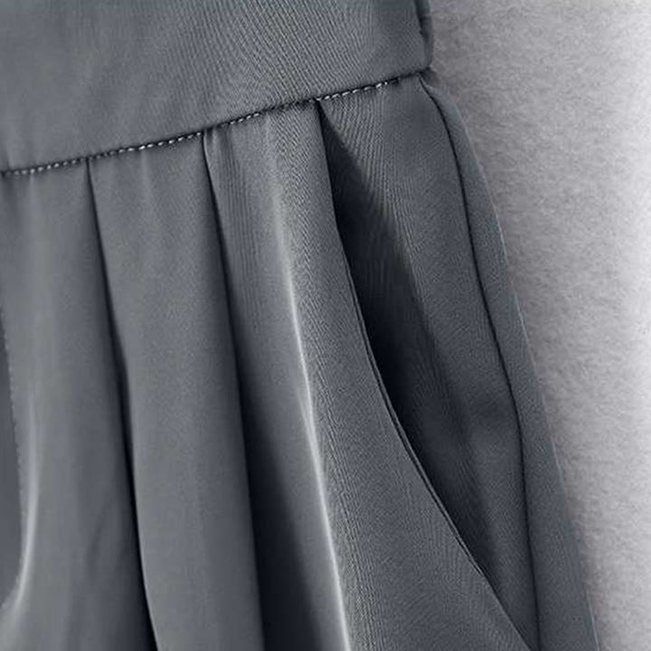 Buddha Stones Letnie Luźne Luźne Gładkie Bawełniane Lniane Damskie Szorty Z Kieszeniami - image 4