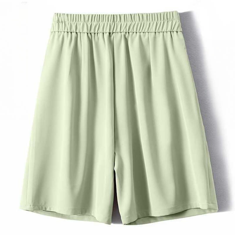 Buddha Stones Letnie Luźne Luźne Gładkie Bawełniane Lniane Damskie Szorty Z Kieszeniami - image 6