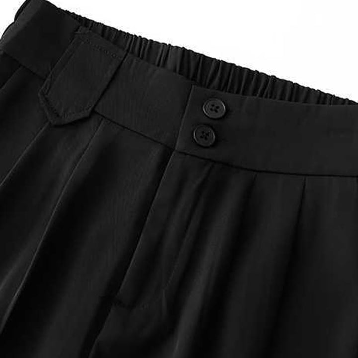 Buddha Stones Letnie Luźne Luźne Gładkie Bawełniane Lniane Damskie Szorty Z Kieszeniami - image 12