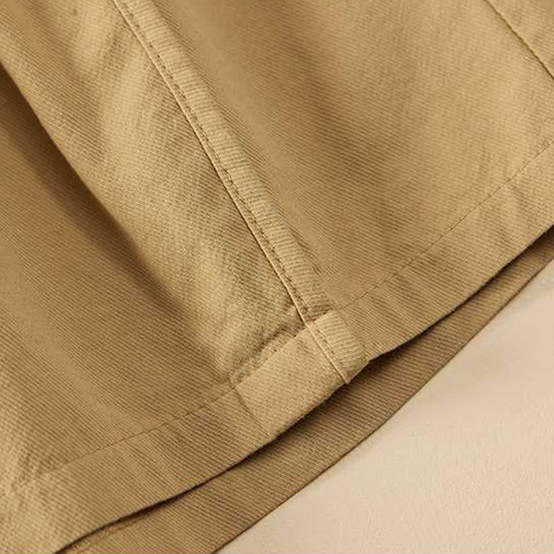 Buddha Stones Letnie Luźne Luźne Gładkie Bawełniane Damskie Szorty Z Kieszeniami - image 4