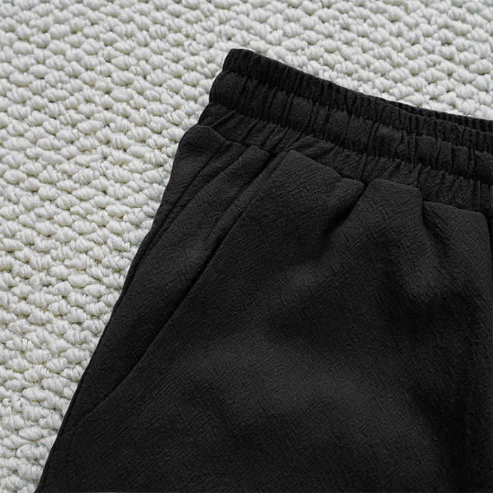 Buddha Stones Letnie Jednolity Kolor Łączenie Projekt Bawełna Len Spodnie Damskie Z Kieszeniami - image 10