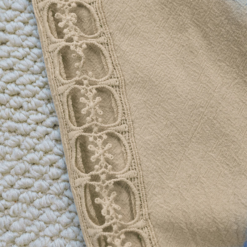 Buddha Stones Letnie Jednolity Kolor Łączenie Projekt Bawełna Len Spodnie Damskie Z Kieszeniami - image 25