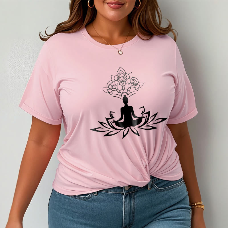 Buddha Stones Lotosu Medytacja Budda Koszulka T-shirt - image 13