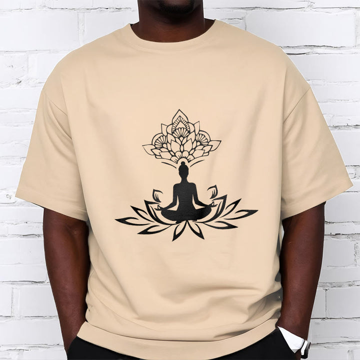 Buddha Stones Lotosu Medytacja Budda Koszulka T-shirt - image 10